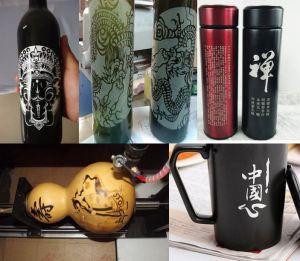 郴州永兴县酒瓶葫芦工艺品激光雕刻机